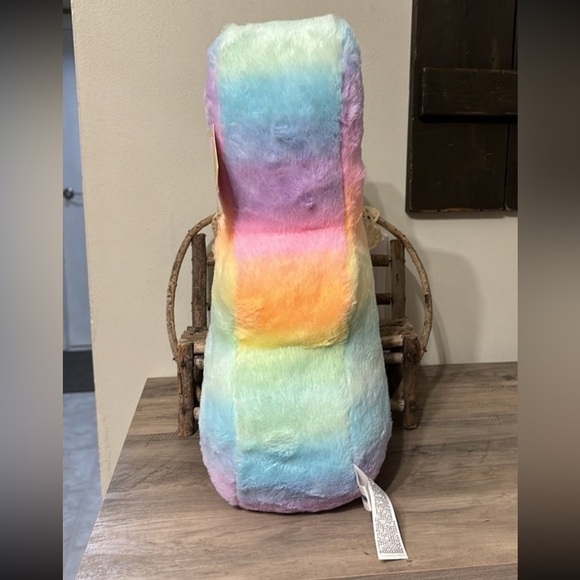 NWT PEEPS ANIMAL ADVENTURE 16 INCH RAINBOW PLUSH BUNNY PEEP - Picture 4 of 11